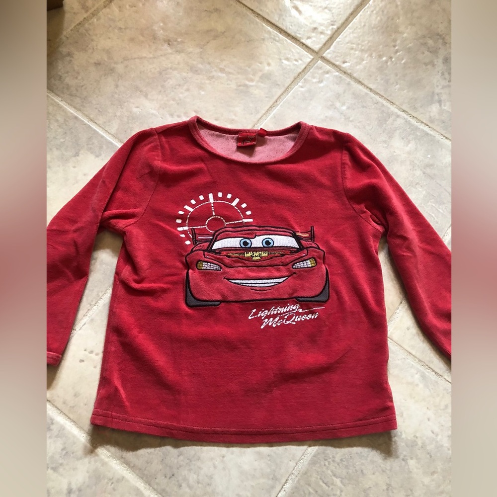 Sweatshirt Disney Cars 4 Years Old Red Child Kid
